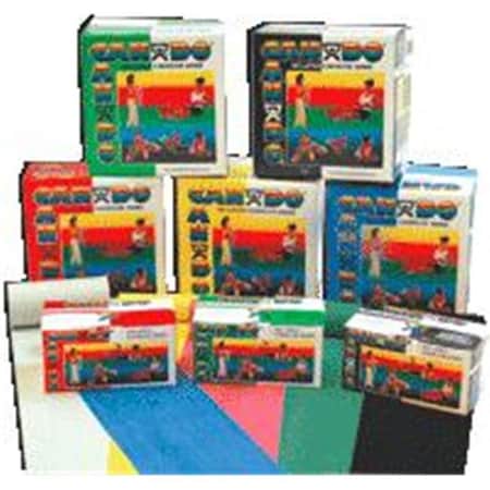 Cando International Cando 10-5621 No Latex Exercise Band - 50 Yards - Yellow - X-Light 1359343